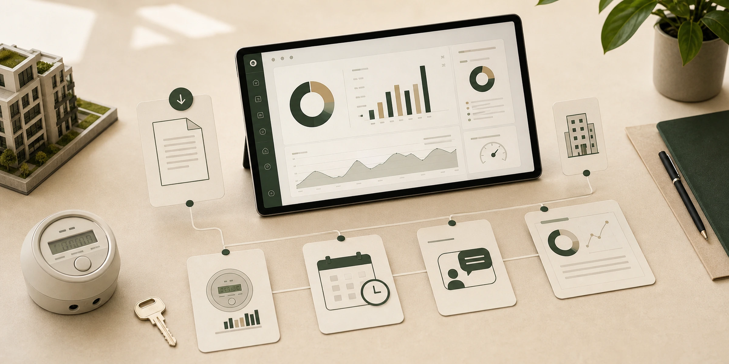 KI-Workflow für automatisierte Immobilienverwaltung